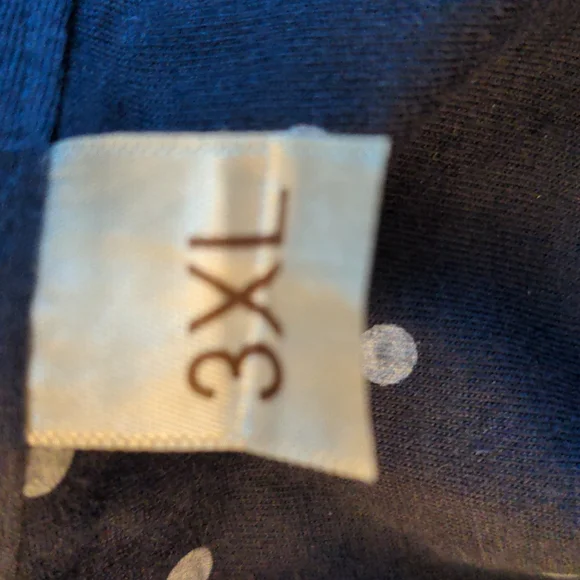 COPY - Navy Polk Dot,Short Sleeve Pant PJ'S - Picture 2 of 2